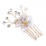 Accesoriu modern pentru decor par CA052 cu Cristale si perle Accesoriu modern pentru decor par CA052 cu Cristale si perle